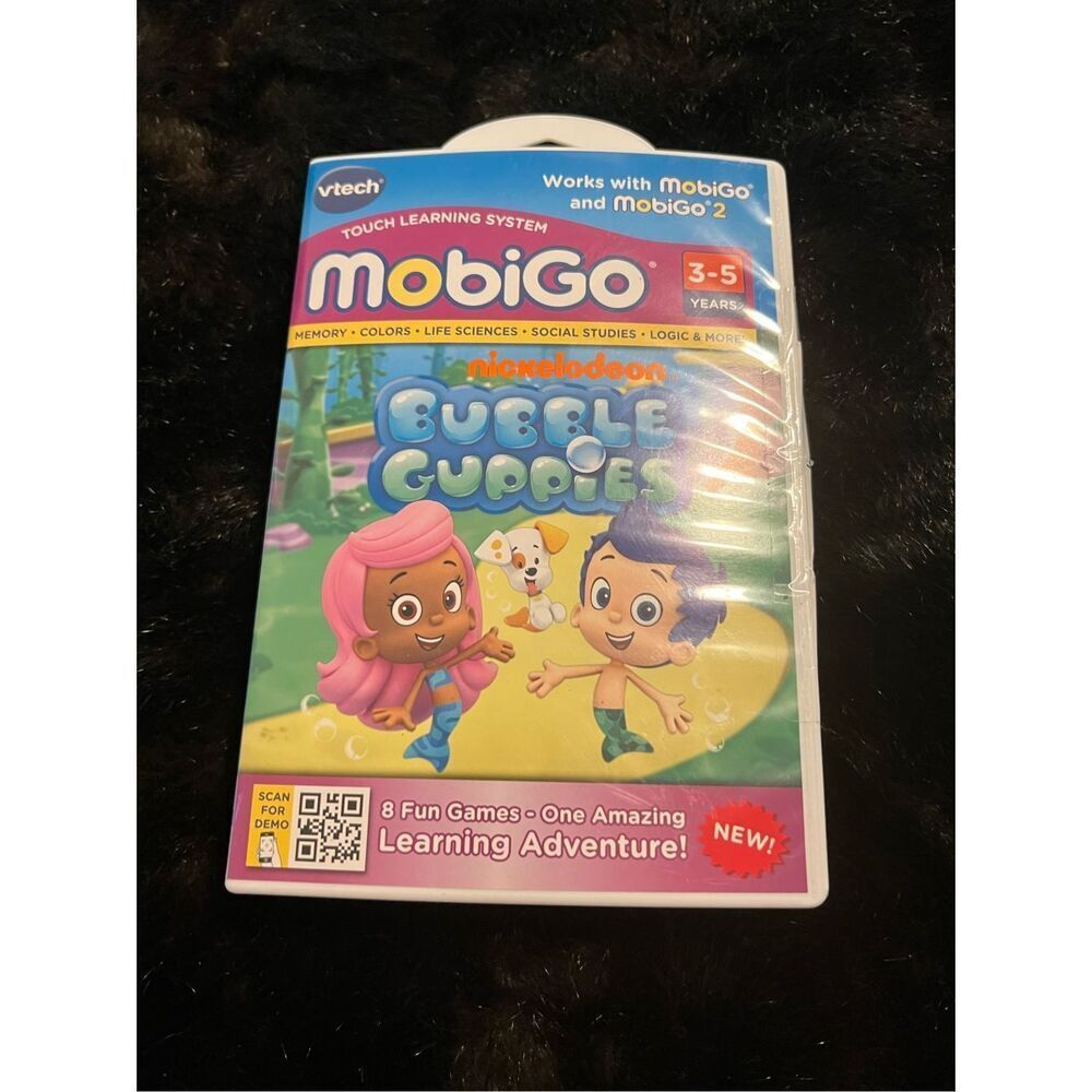 SEALED VTECH MOBIGO MOBIGO‎ 2 NICKELODEON BUBBLE GUPPIES LEARNING GAME